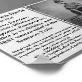 #WCW Alice Brown Davis Seminole Chief Native Am. Poster (Hoek)