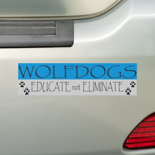WD-onderricht Bumpersticker (Op auto)