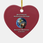 WDAH. Opgenomen herinneringen. 27 oktober Keramisch Ornament (Voorkant)