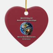 WDAH. Opgenomen herinneringen. 27 oktober Keramisch Ornament (Achterkant)