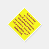 WDJS: Geloof als mosterdzaad Servet (Hoek)