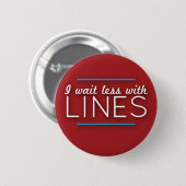 WDW Lines Button (Voorkant /achterkant)
