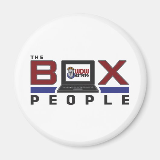 WDW Radio Box Mensen Magneet (Voorkant)