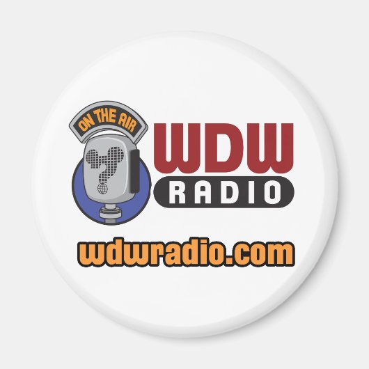 WDW-radio-Logo Magneet (Voorkant)