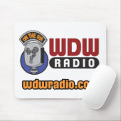 WDW-radio-Logo Muismat (Met muis)
