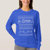 WDW Radio Ugly kerstSweater (Dames) T-shirt (Voorkant)