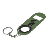 WDYHC Driver's Keyring Mini Flessenopener (Voorkant Gekanteld)
