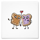 We&39; zijn groot samen als pindakaas & J Foto Afdruk (Voorkant)