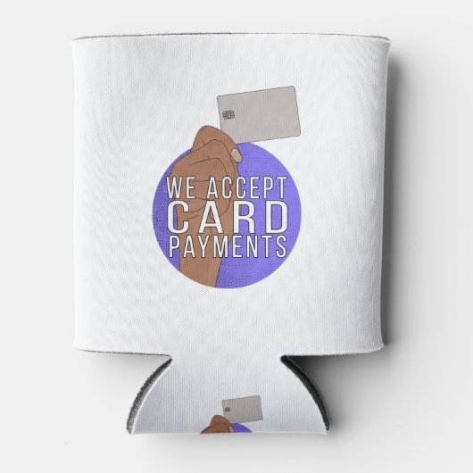 We Accept Card Payments Blikjeskoeler (Voorkant)