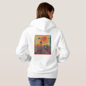 "We ademen samen" Hoodie (Achterkant volledig)