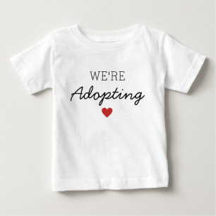 We adopteren Baby / Kinderaankondiging Hart