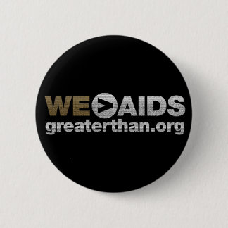 WE > AIDS-Button Ronde Button 5,7 Cm