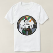 We Aim To Be Free - Irish Palestinian Solidarity. T-shirt (Design voorkant)