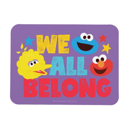 We All Belong Stars Magneet (Horizontaal)