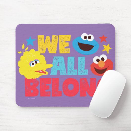 We All Belong Stars Muismat (Met muis)