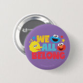 We All Belong Stars Ronde Button 5,7 Cm (Voorkant /achterkant)