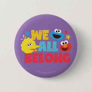 We All Belong Stars Ronde Button 5,7 Cm