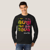 We all laugh in the same language ESL TEACHER tie  T-shirt (Voorkant volledig)