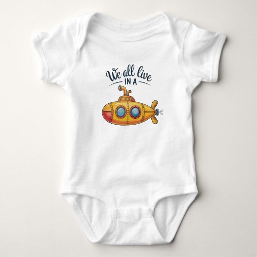 We All live in a Yellow Submarine, Ocean Beach Romper (Voorkant)
