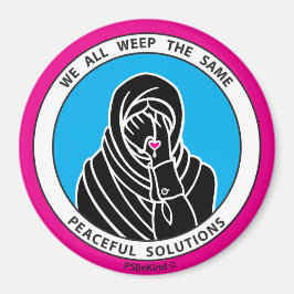 We All Weep The Same 3 Pink_3” Magneet