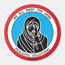 We All Weep The Same 3 Red_3” Magneet
