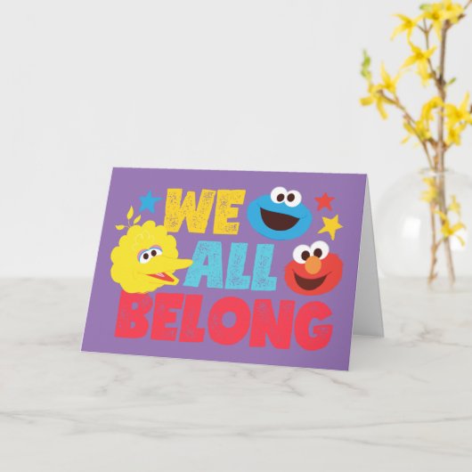 We allen Belong Stars Kaart (Gele Bloem)