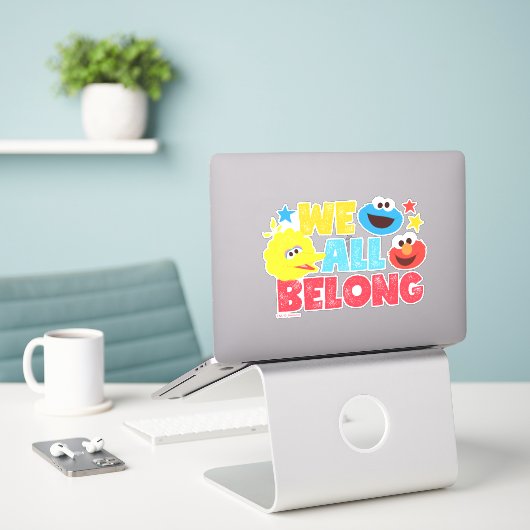 We allen Belong Stars Sticker (Laptop op bureau)