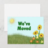 We' zijn verhuisd aankondigingskaart (Voorkant / Achterkant)