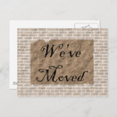 We' zijn verhuisd aankondigingskaart (Voorkant / Achterkant)