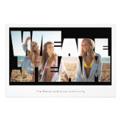 "We Are a Team" Custom Photo Poster (Voorkant)