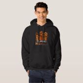 We Are All Human African Melanin Pride Black Histo Hoodie (Voorkant volledig)