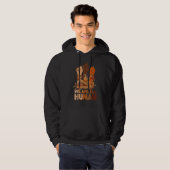 We Are All Human Black History Month Black Is Beau Hoodie (Voorkant volledig)