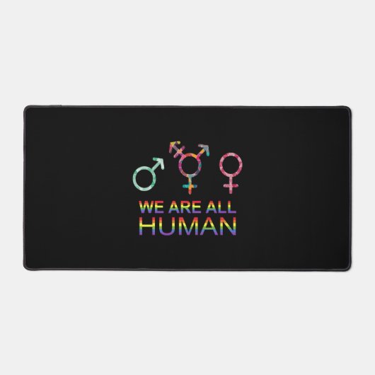 We Are All Human Lgbt Gender Symbols Bureaumat (Voorkant)