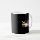 We Are All Human Lgbt Koffiemok (Voorkant rechts)