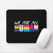 We Are All Human Lgbt Muismat (Met muis)