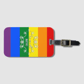 We Are All Human LGBTQ Pride Maand Bagagelabel (Voorkant (horizontaal))