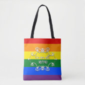 We Are All Human LGBTQ Pride Maand Tote Bag (Voorkant)