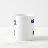 We Are All Mugs” Mug – Cheeky Ceramic Coffee Cup Koffiemok (Center)
