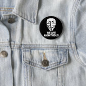 We are Anonymous. Ronde Button 5,7 Cm (In situ)