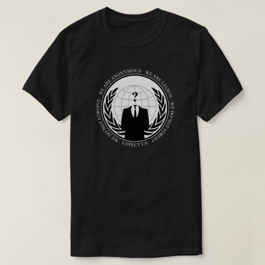 We Are Anonymous T-Shirt (Design voorkant)