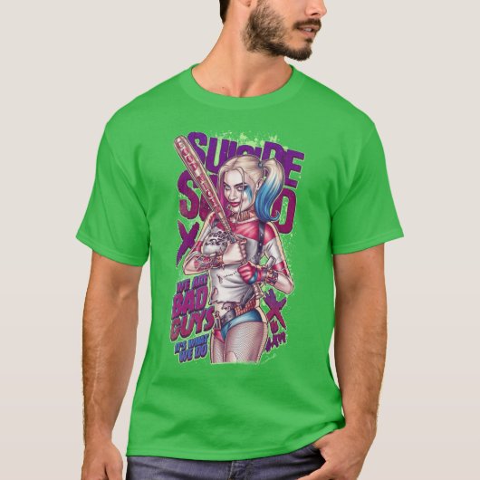 We Are Bad Guys retro T-shirt (Voorkant)