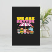 We Are Better Together Inspiratief Ontwerp Feestdagenkaart (Staand voorkant)