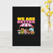 We Are Better Together Uplifting Design  Kaart (Gele Bloem)