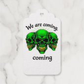 We Are Coming: Kracht en Angst in één ontwerp Cadeaulabels (Achterkant)