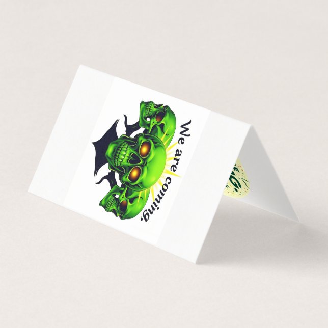 We Are Coming: Kracht en Angst in één ontwerp Kaart (Voorkant)