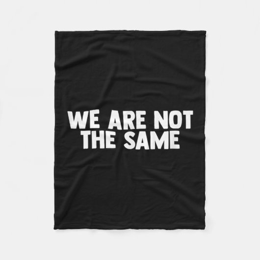 We Are Different Not Same Motivation Drive Wer  Fleece Deken (Voorkant)