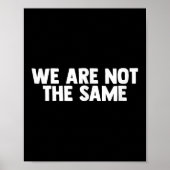 We Are Different Not Same Motivation Drive Wer Poster (Voorkant)