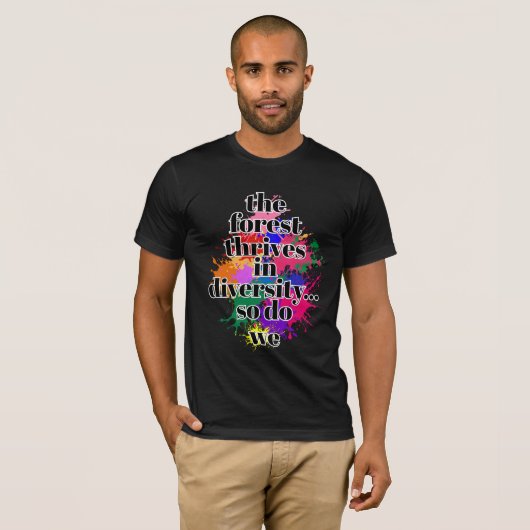 We are Diverse T-shirt (Voorkant volledig)