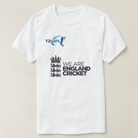 We Are England Cricket T-Shirt – Engeland Cricket (Design voorkant)