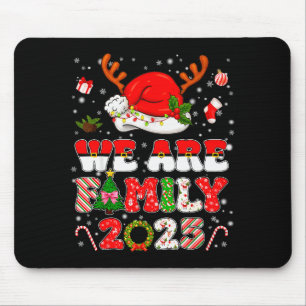 We Are Family 2025 Matching Tee Pyjama's Kerst Pjs Muismat